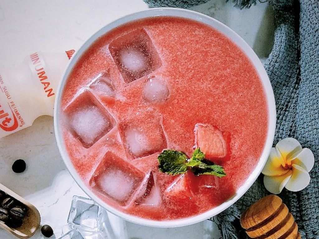 Resep Pembaca: Resep Es Semangka Susu yang Manis Segar Buat Berbuka